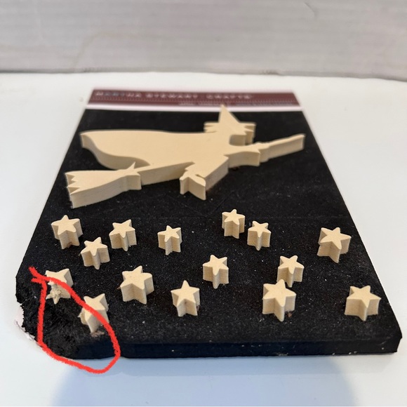 MARTHA STEWART Halloween foam stamp - Witch & Stars - Picture 4 of 4